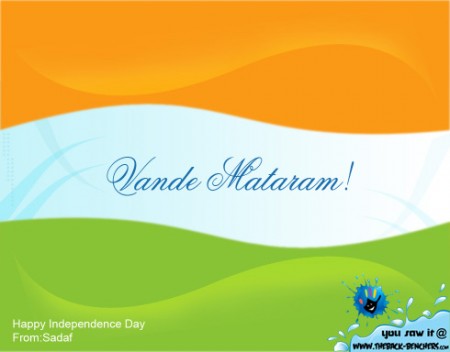 India independenceDay vande matram