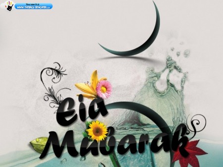 happy eid mubarak beautiful wallpapers 2011