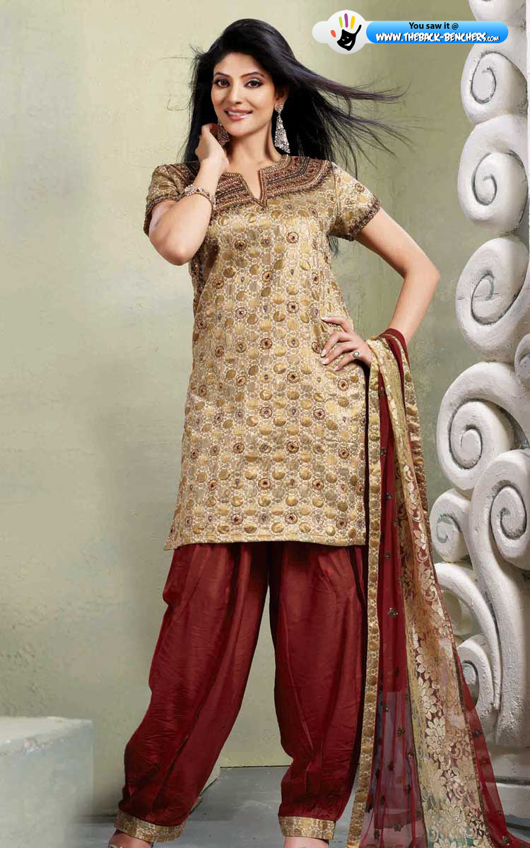 Punjabi Suits designs for girls 2012 Patiala salwar suits ...